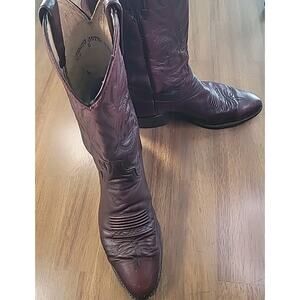 Dan Post 16773 Burgundy Cowboy Boots Men’s 9 EW Leather Western